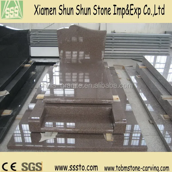 European Style Granite Tombstone And Monment Designs on sale