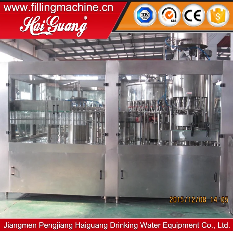 Factory price quality assurance medium scale water production line/the production of water lemonade