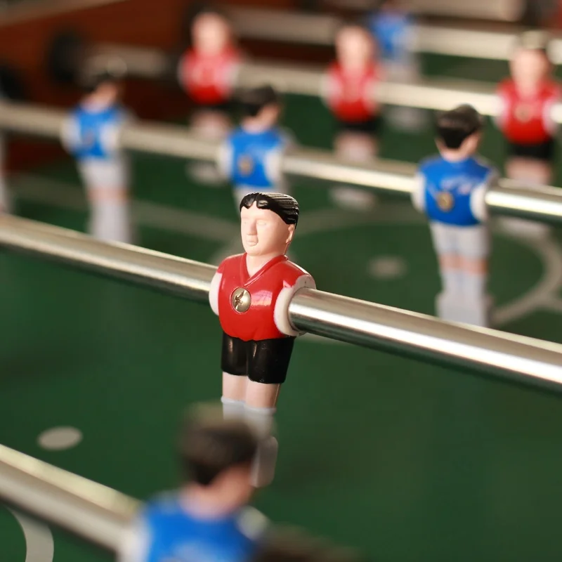 MDF Solid Wood Design 5ft Hollow Steel 8 Rods Handle Soccer Table For Sale