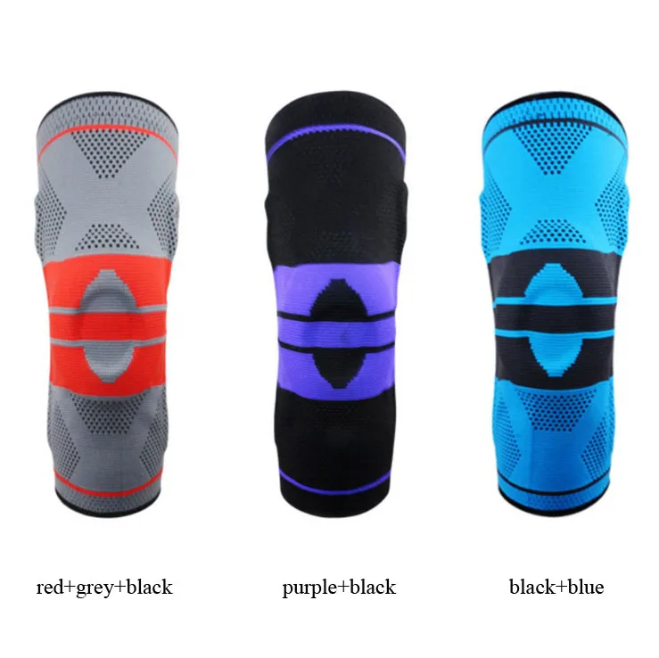 
factory direct sale air permeability sports protective knitted elastic knee support 