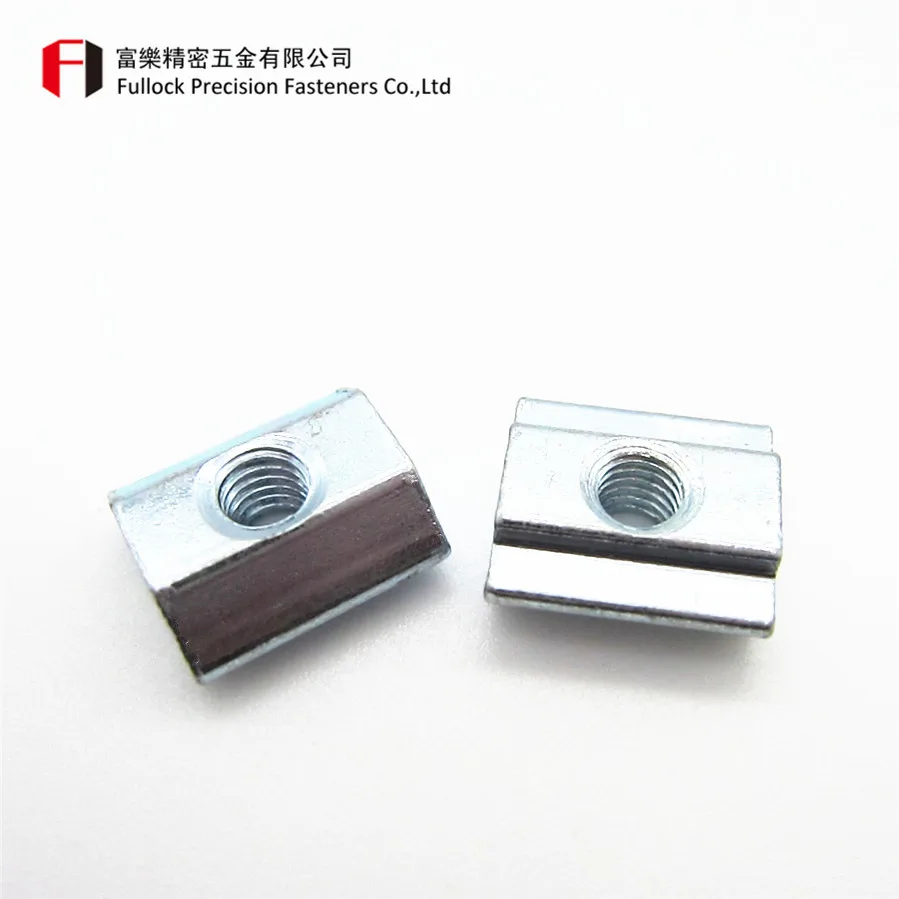 Aluminum profiles accessories hardware roll-in t slot nut sliding nut
