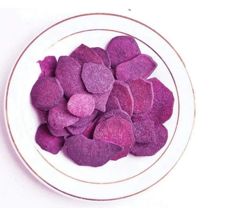 
Chinese Vegetables Snack VF Purple Sweet Potato Chips 