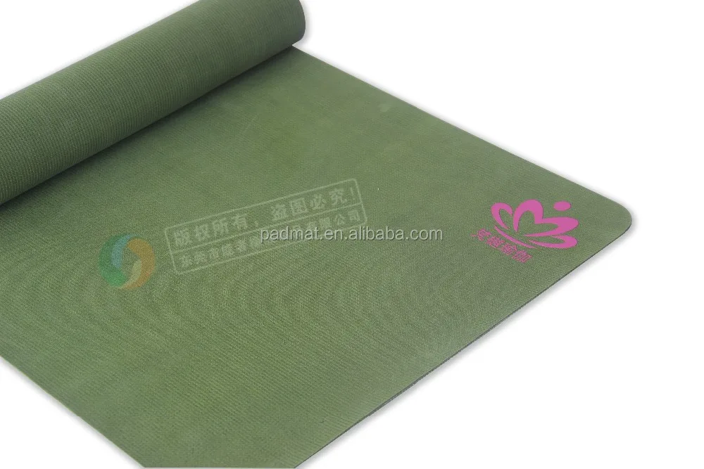 custom printed Natural Rubber dance mat yoga mats with logo, Eco durable yoga mat