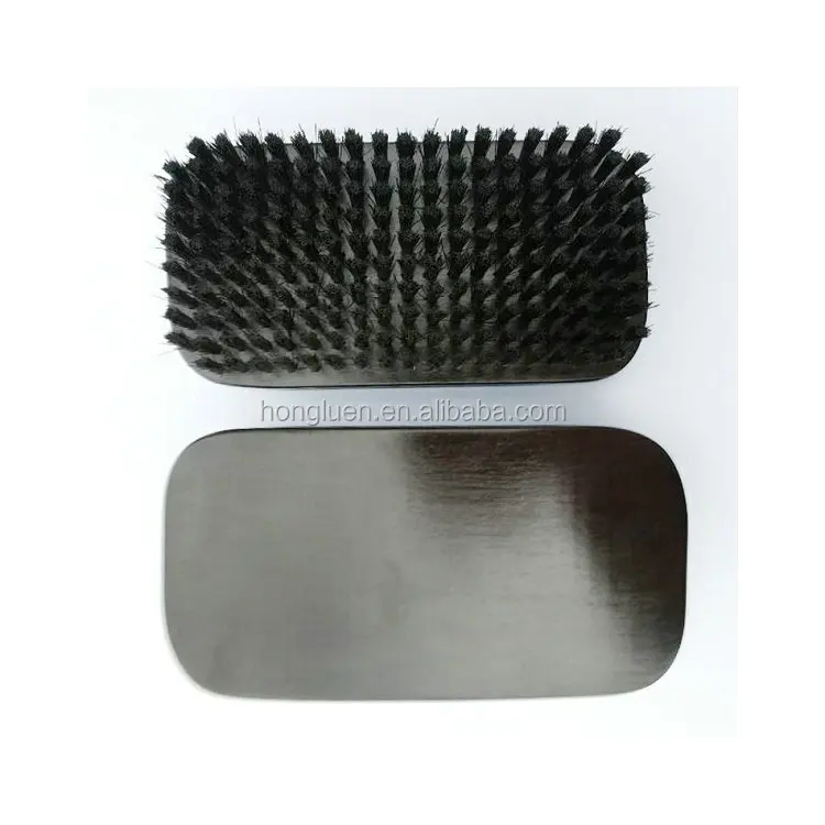 Household Custom Wooden Natural Bristle Horsehair Suede Animal Shoe Polish Cleaning Brush