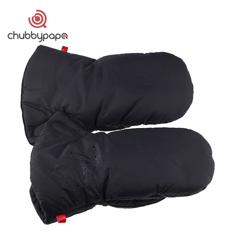 Extra Thick Stroller Hand Muff Pram Gloves Winter warm Waterproof Anti-freeze Gloves Hand Cover Stroller Gloves