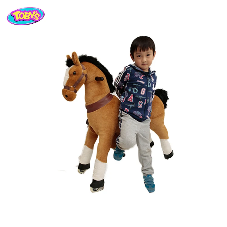 Manufacturer Supplier ride on toys horse on wheels pony scooter
