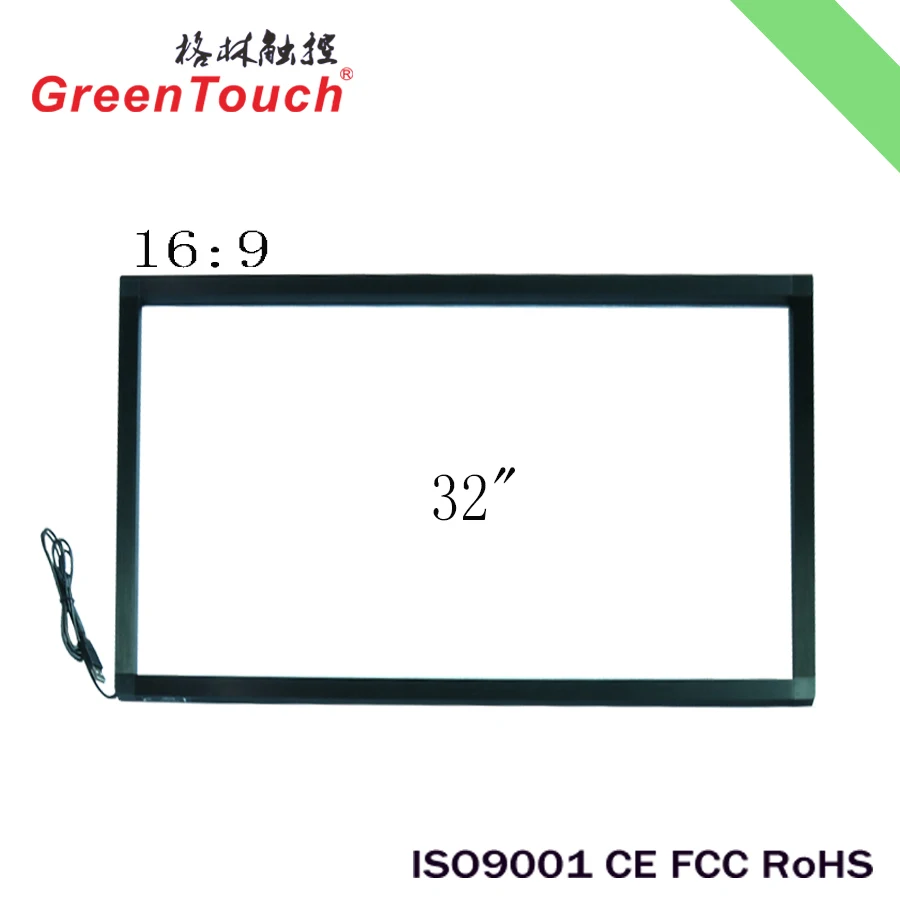 32 inch IPS capacitive IR multi touch screen frame smart tv for classroom, school, conference
