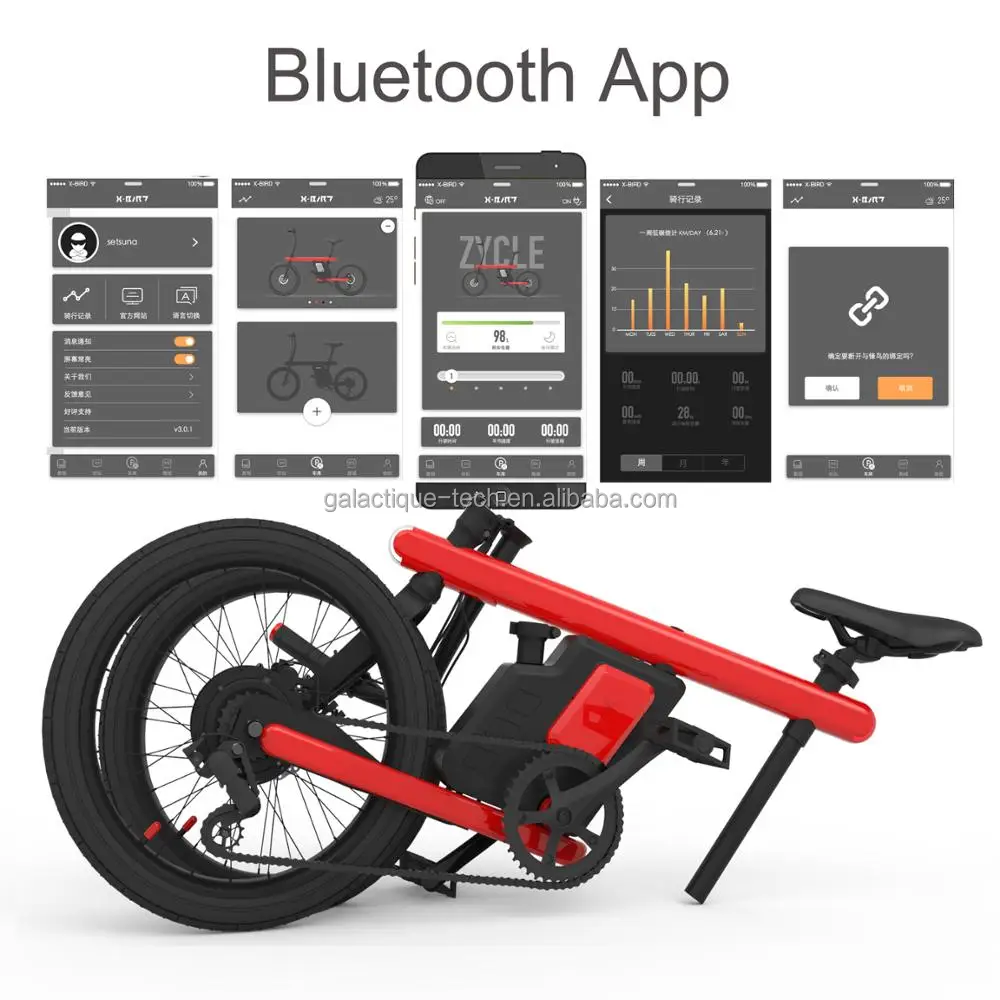 36V 250W utility amusement park bicicleta antiga folding electric bicycle Yunbike