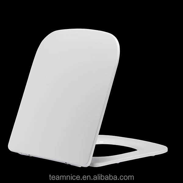 European Urea Square Shape universal one button and quick release toilet seat