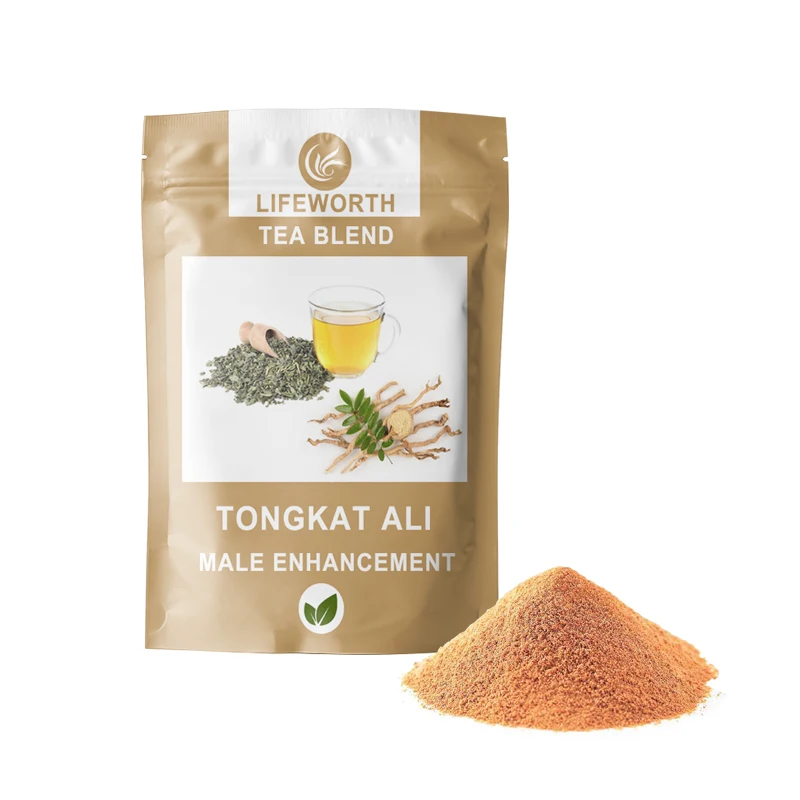 Lifeworth thai flavored tongkat ali instant premix tea bag korean ginseng Maca Ginseng Extract power health tea