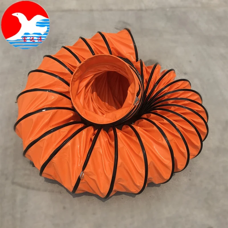 pvc sprial steel flexible ventilation duct use in welding and laboratory