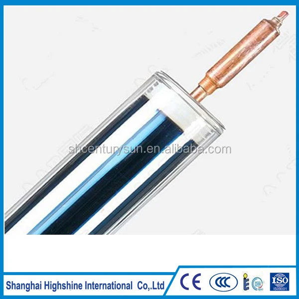 Низкая цена, солнечная стеклянная вакуумная трубка с тепловой трубкой для солнечного коллектора