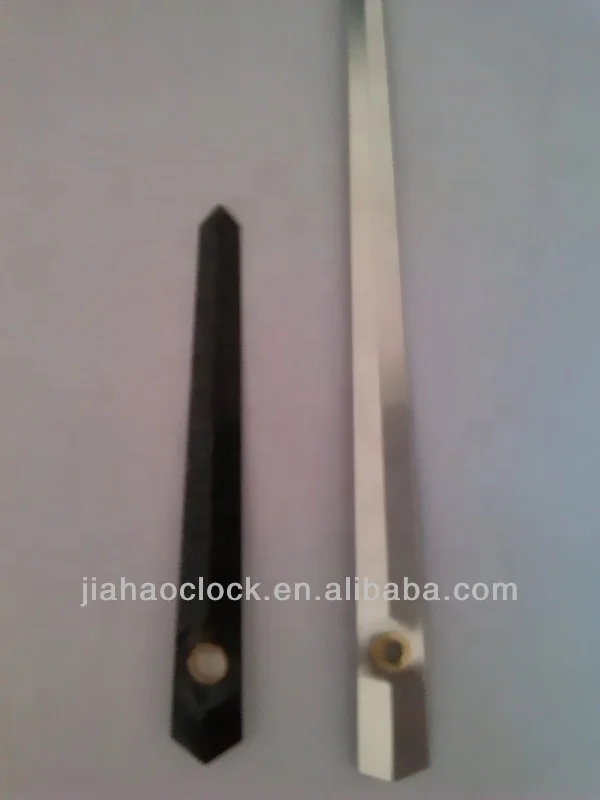110mm minute hand white clock hands aluminum clock needles customer color high level second hands for wall quartz clocks