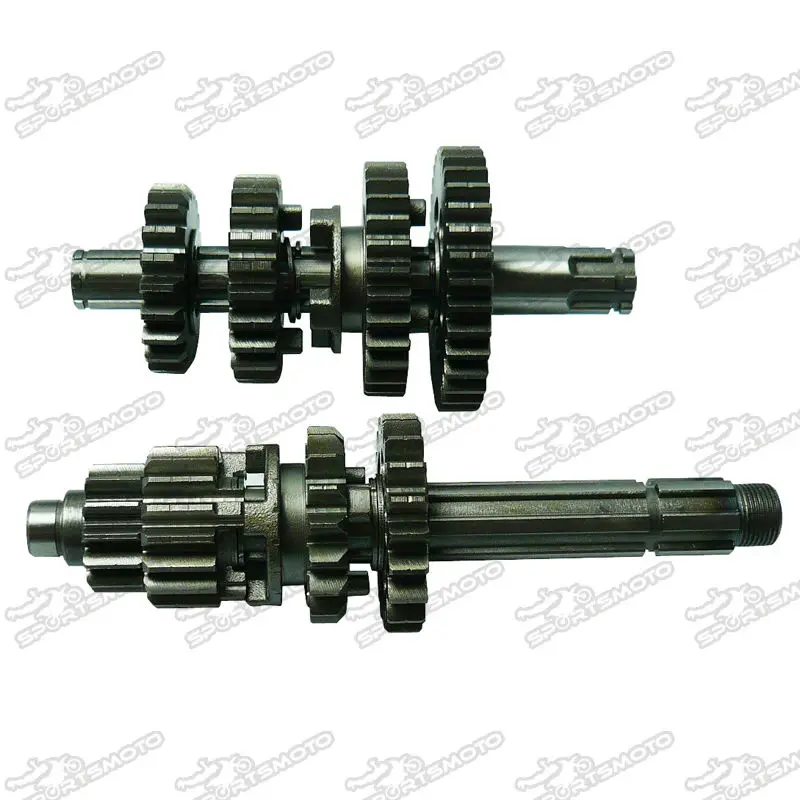 pit bike parts zongshen 150cc 155cc 160cc engine main shaft counter gearbox