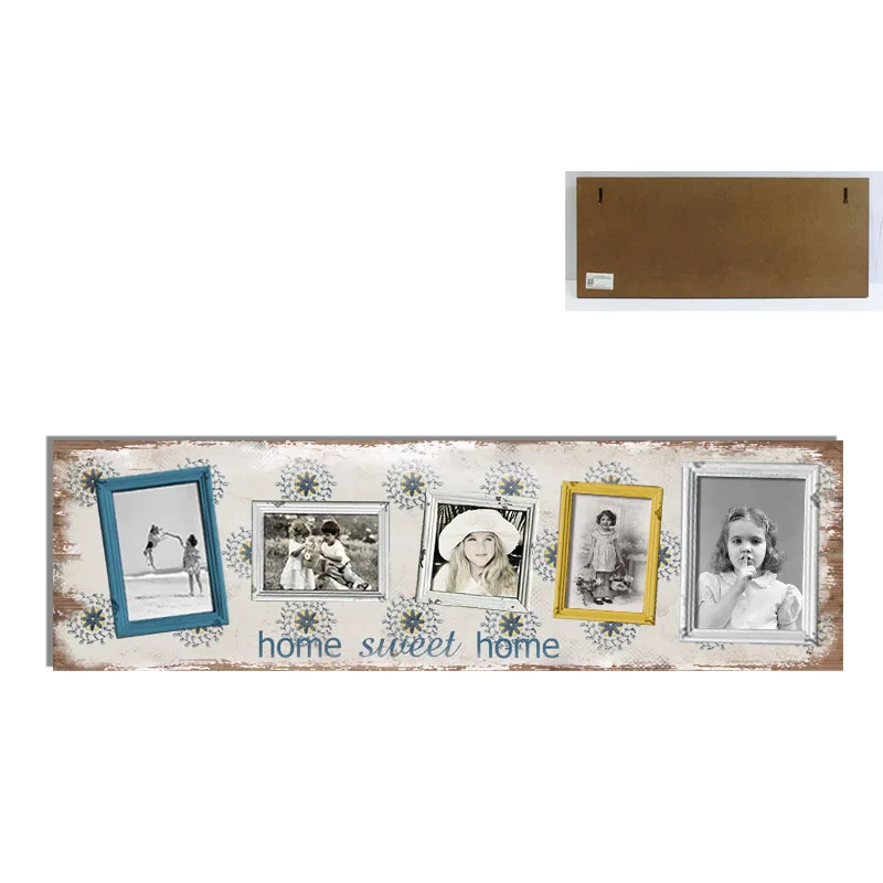 Handmade Collage Five Pictures Group Picture Frames