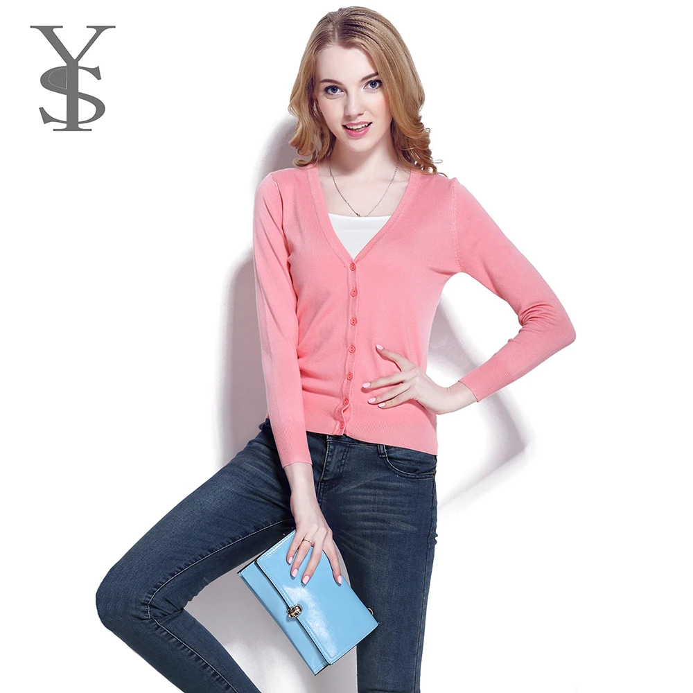 
Amazon Top Seller 2020 Whosale V Neck Long Sleeve Lightweight Female Sweater Knitted Cardigan for Women 