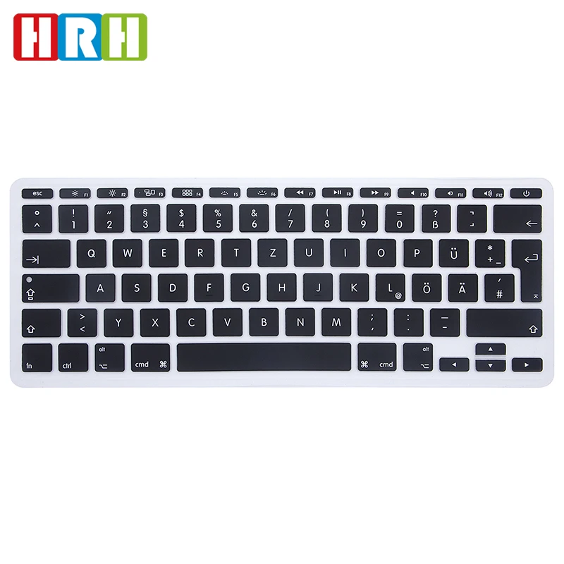 немецкий силиконовая клавиатура кожи для macbook air 11 Европейская версия