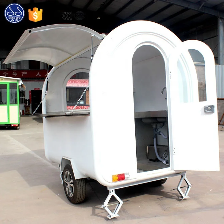 Tow Bar Trailer Outdoor Snack Vending Mobile Coffee Shop