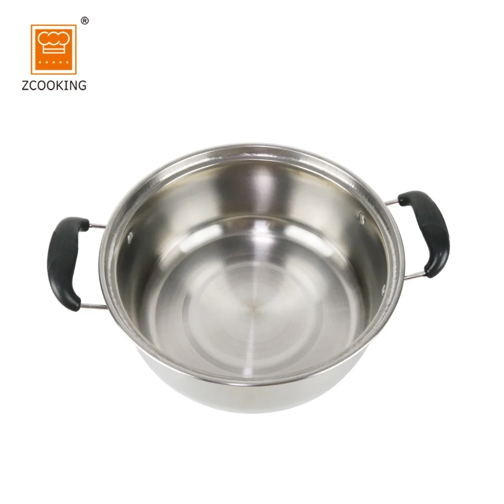 Stainless Steel Cookware Sets 16 Pieces Kitchen War Cookware Pots And Pans Set With Clear Glass Lid