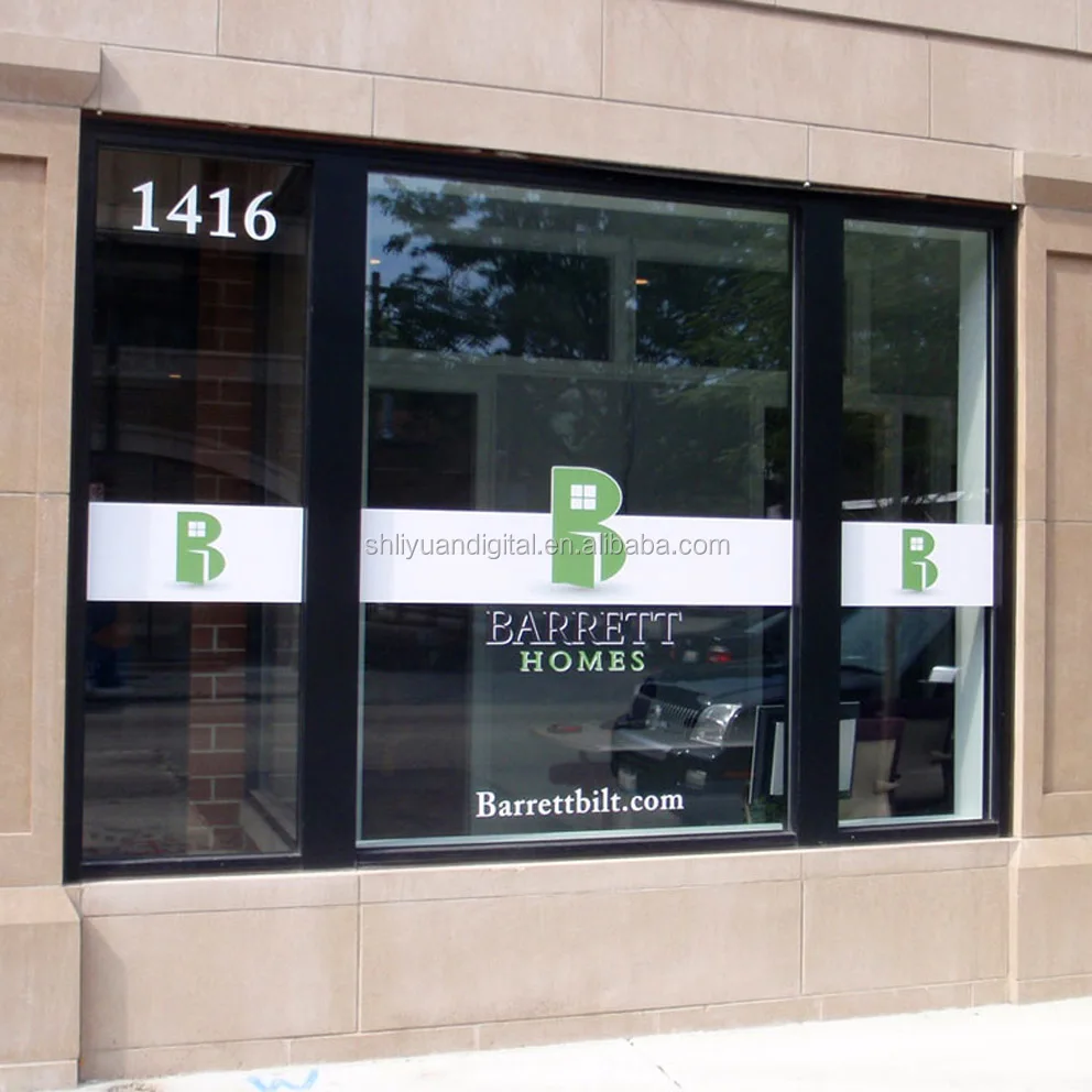 Personalized Die Cut Window Decals Shop Sticker  For Advertising