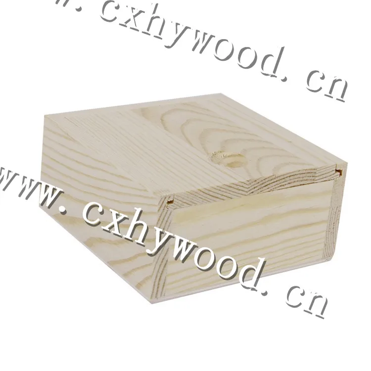 Необработанная Маленькая деревянная коробка для конфет, деревянные коробки для конфет, оптовая продажа