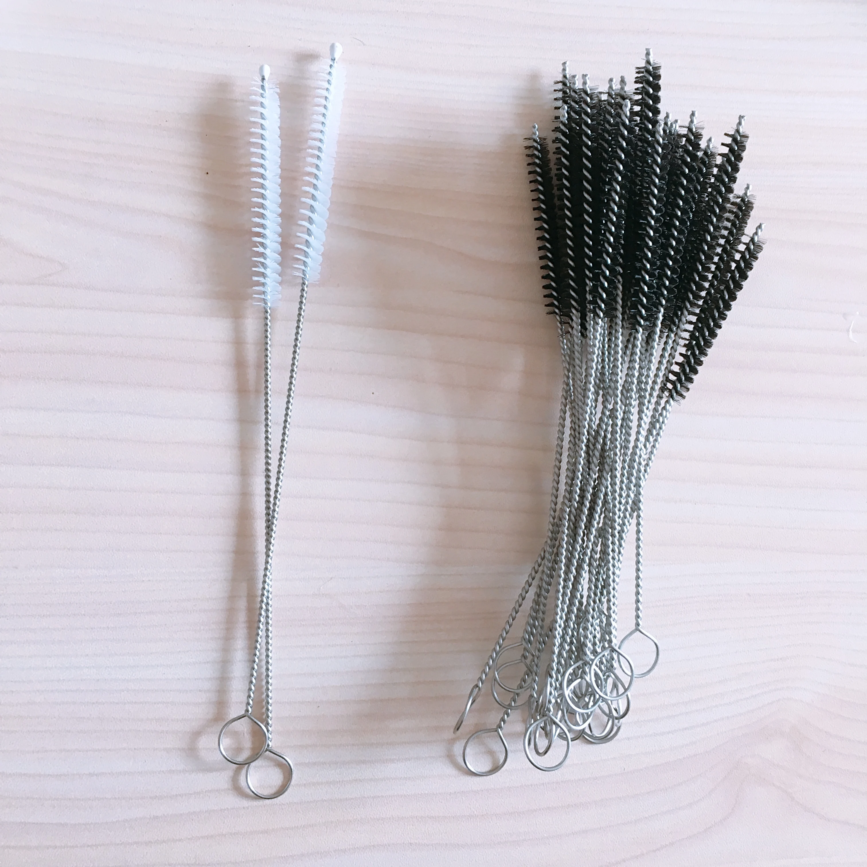 Factory Customized Cheap Price Twisted Wire Long Spiral Small Nylon Micro Dip Copper Gas Test Tube Brush