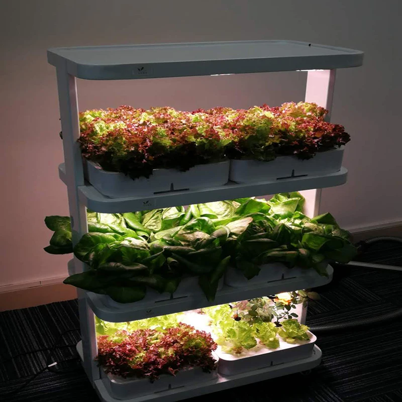 Wholesale 120W Home Garden 3 layers kitchen vegetables farming commercial hydroponic greenhouse for lettuce tomato pepper