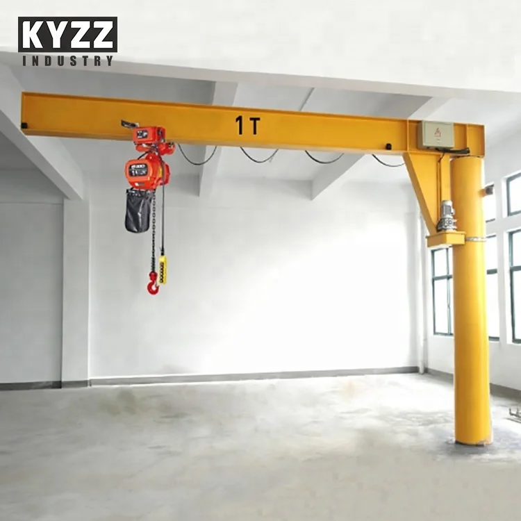 2 3 Ton Jib Crane Price Design Calculation, Portal Portable Column Used Jib Crane 500Kg 1000Kg For Sale