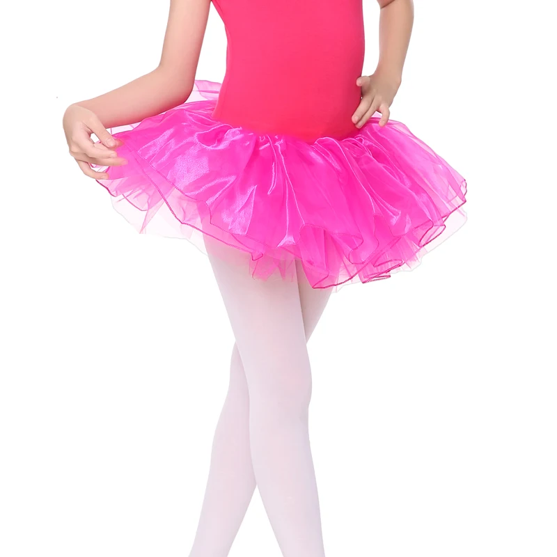 4 Layers Girls Children Ballet Tutu Skirt