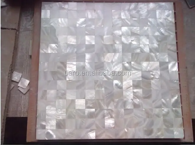 Factory outlet White shell mosaic glass mother of pearl mosaic tiles chips