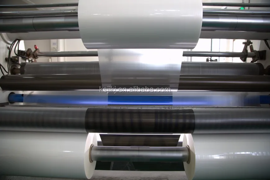 chinese film xxl bopp holographic film, 19 micron BOPP thermal lamination film for book covers,booklets, leaflets,wine box