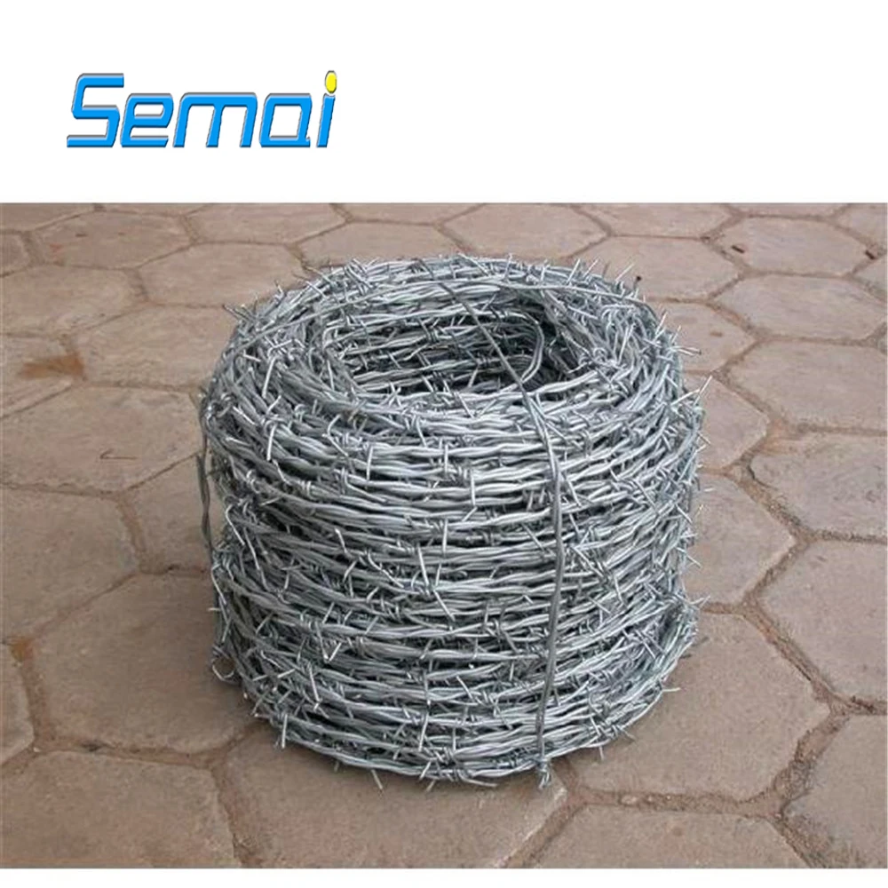 
Good factory price height quality cheap barbed wire fencing prices 