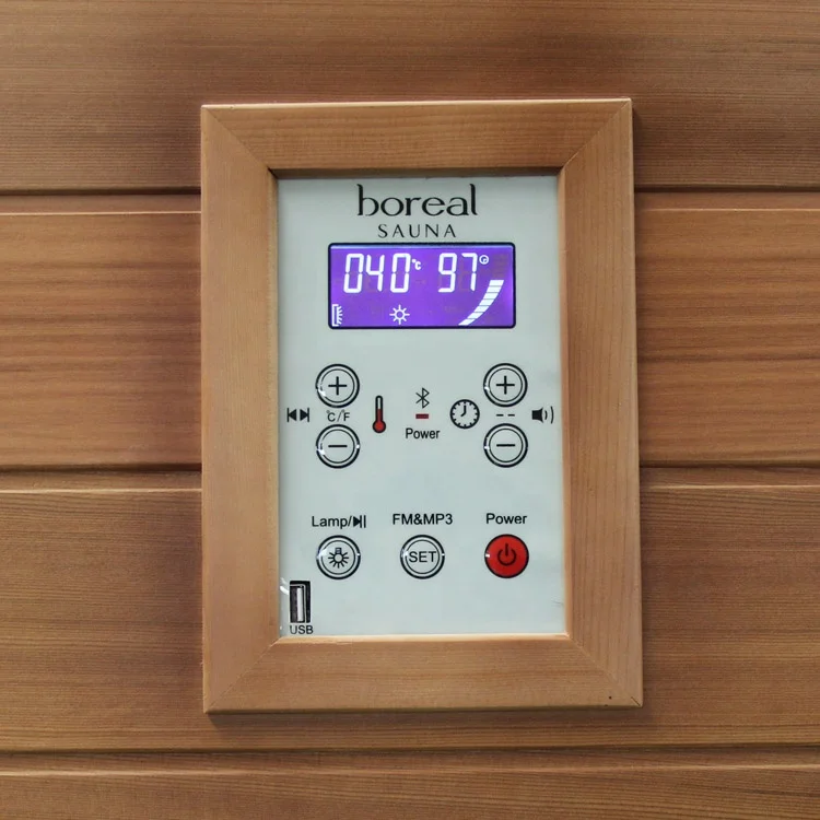 Low EMF  infrared sauna room for 2 Person