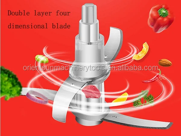 5 Liter Multi vegetable slicer chopper,kitchen appliance food processing machine meat grinder electric
