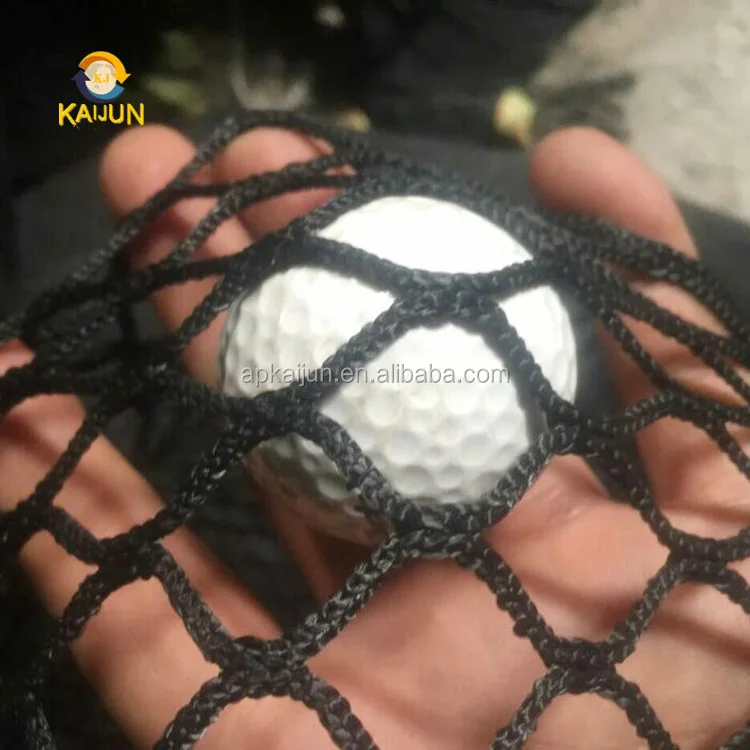 
black nylon golf fence nets, golf driving range nets 
