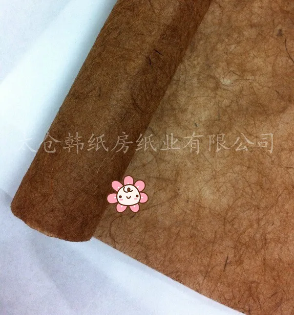 Natural jute fiber paper