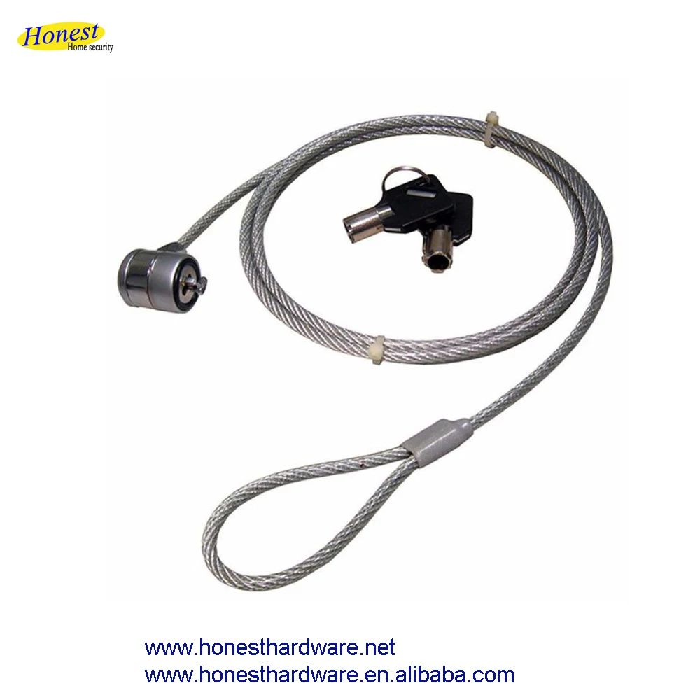 Factory price laptop Cable Lock With Key Laptop Lock