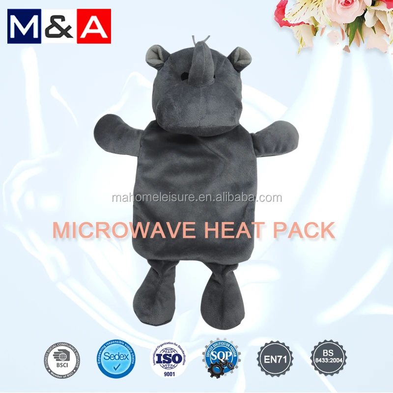 Microwaveable Plush animal toy heat packs
