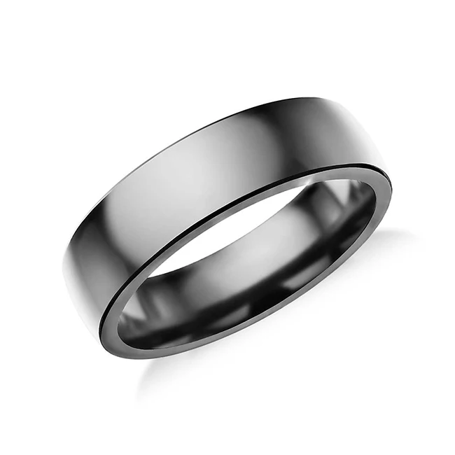 
Fashion customized blank brushed tantalum ring european latest mens wedding ring 