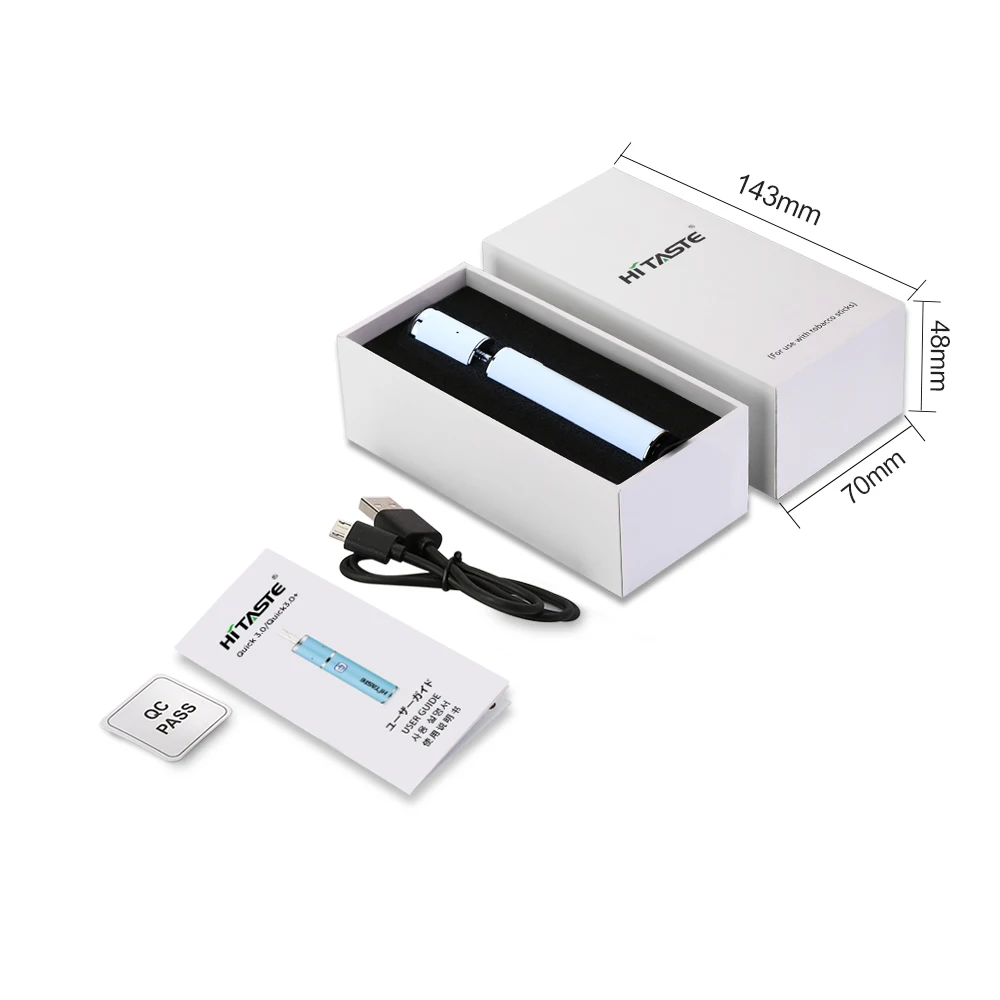 New products 2018 tobacco vaporizer HiTaste Quick 3.0 plus