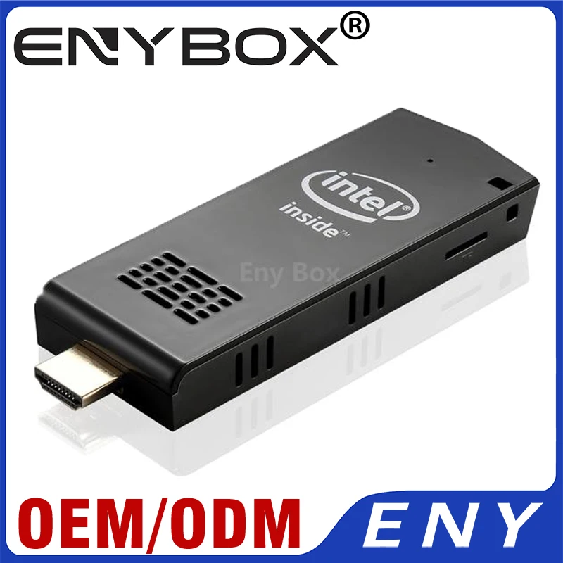 2017 Оригинальный Среди Мини-ПК Выиграть 10 TV Stick Box Intel Trail Z3735F Quad Core 2 ГБ/32 ГБ Мини