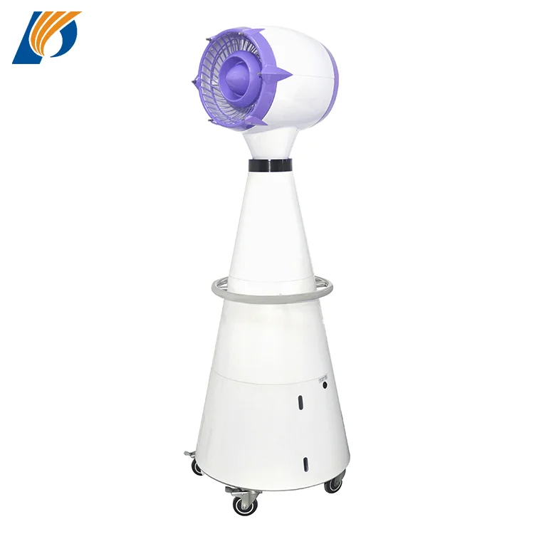 Movable Pressure type mist cooling fan POPULA A-4PT with Purple color