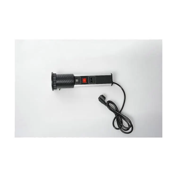 Настольных розетка с Универсальный разъем, переключатель, USB и RJ45