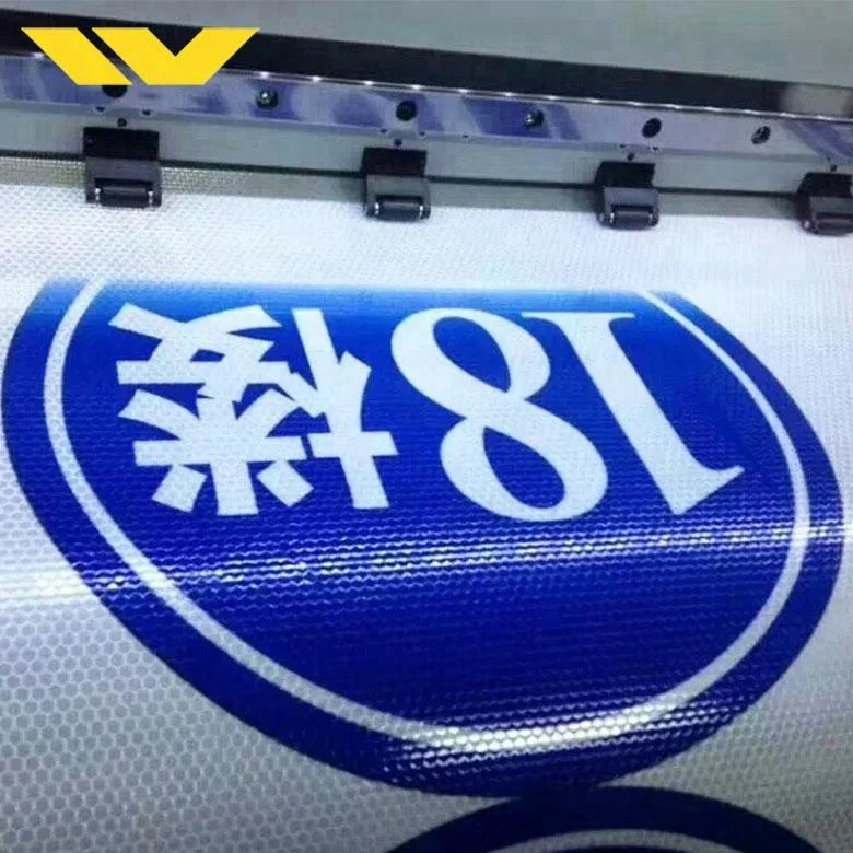 Custom 500D*500D PVC Reflective Flex Banner For Outdoor Advertising