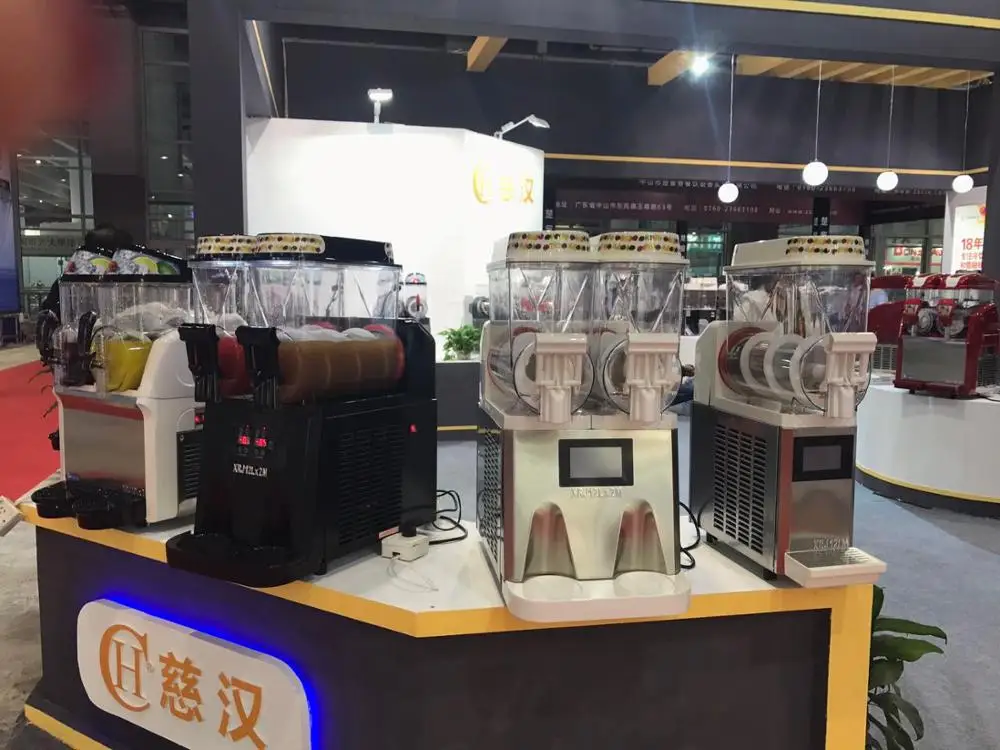 
12 liters 2 tanks commercial frozen drink machine /frozen margarita machine /frozen yogurt machine with led light 