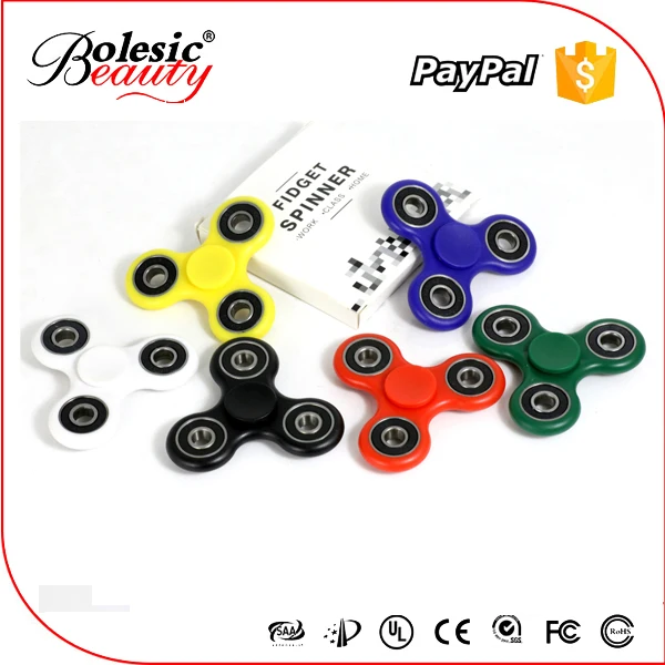 Высокая скорость многоцветный EDC три Стороны Блесны 3d-принтер Непоседа Игрушки с керамический подшипник 608