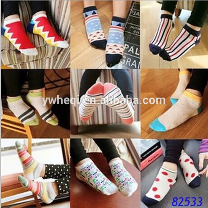 Оптовая продажа элитные носки высокое качество дамы высокое качество сексуальная красочные производство носки лодыжки для женщин