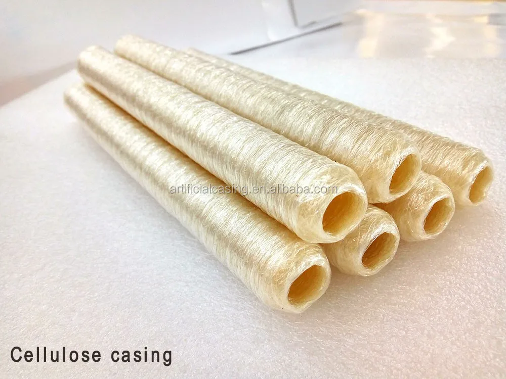US23mm EU21mm Artificial cellulose food casing/Cellulose Casing for sausage