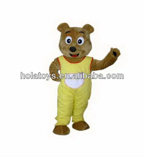 Hot Sale Adult Bear Costume/adult Special Agent Oso Mascot Costume
