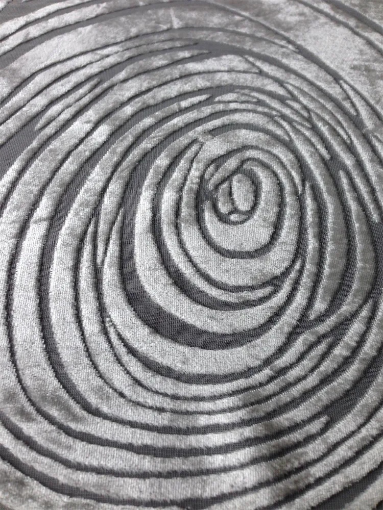 
cross dyed burnout devoured visco silk velvet fabric 